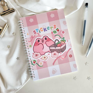 Strawberry Picnic Reusable Sticker Book