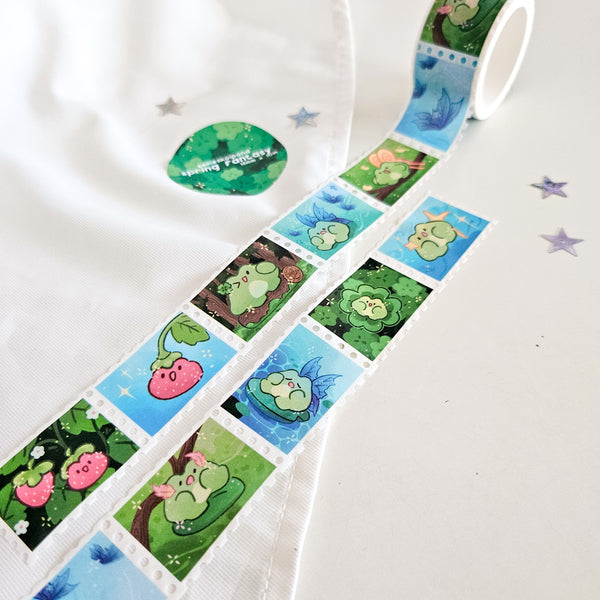 spring fantasy stamp washi tape