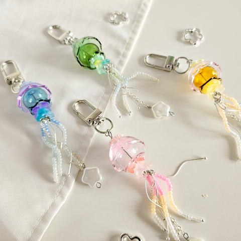 assorted wistful beaded jellyfish charm