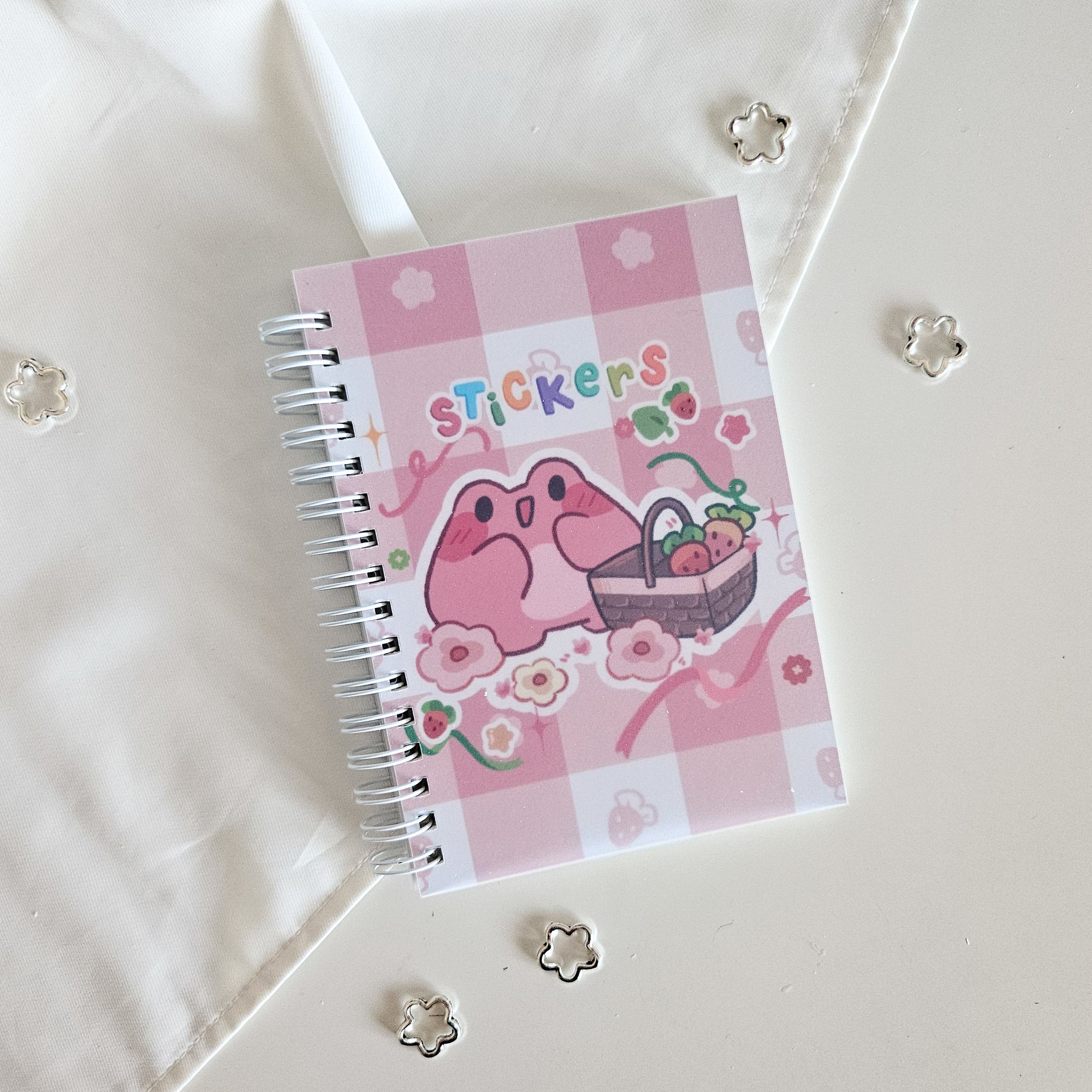 Strawberry Picnic Reusable Sticker Book