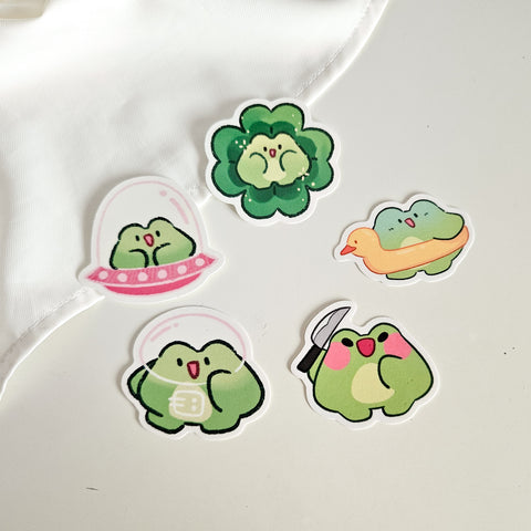 Assorted Frog Temporary Tattoos