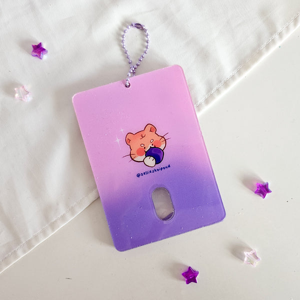 Grape Hamster Acrylic Photocard Holder