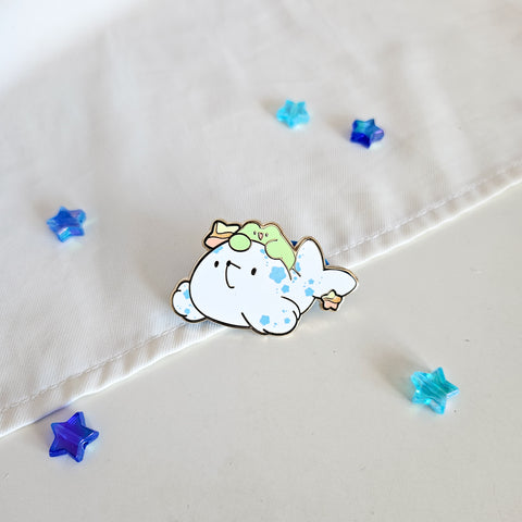 Seal Glitter Enamel Pin