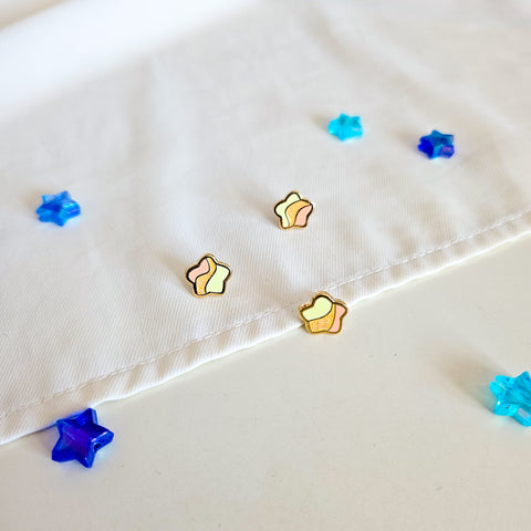 Filler Stars Glitter Enamel Pin Set