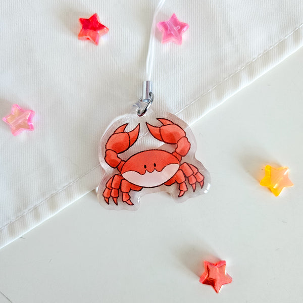 Crab Phone Charm