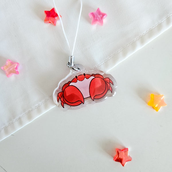 Crab Phone Charm