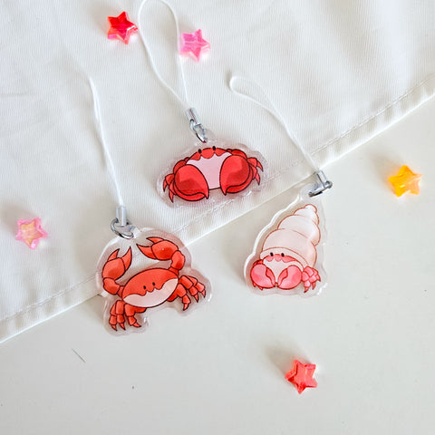 Crab Phone Charm