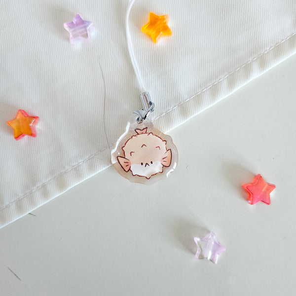 Pufferfish Phone Charm