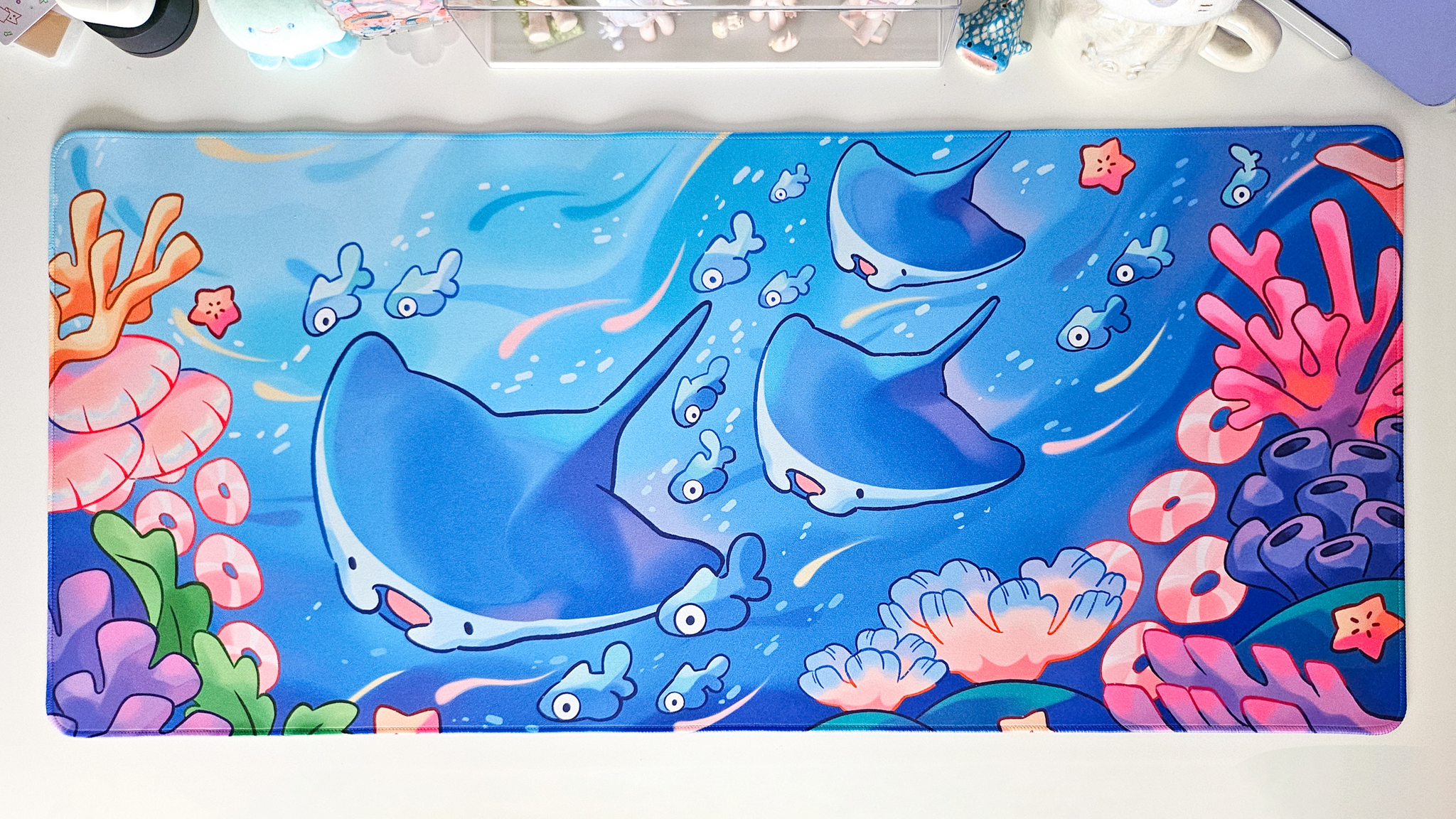 Manta Ray Deskmat – Zellie's Koi Pond