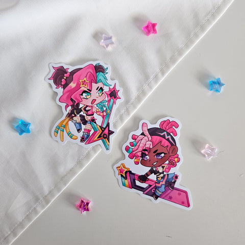 Lovestruck Timebob LoL vinyl stickers