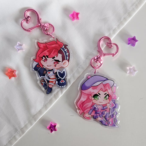 Heartthrob Caitvi LoL acrylic charms