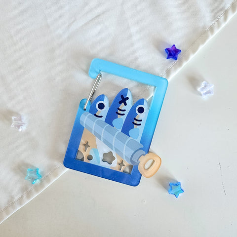 Sardine Can Acrylic Carabiner