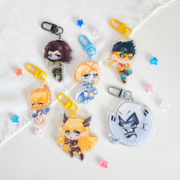 rivals duellist acrylic charms