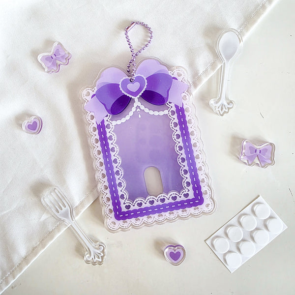 Lace Deco Acrylic Photocard Holder