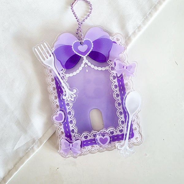 Lace Deco Acrylic Photocard Holder