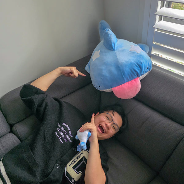 blep the whale shark big plush