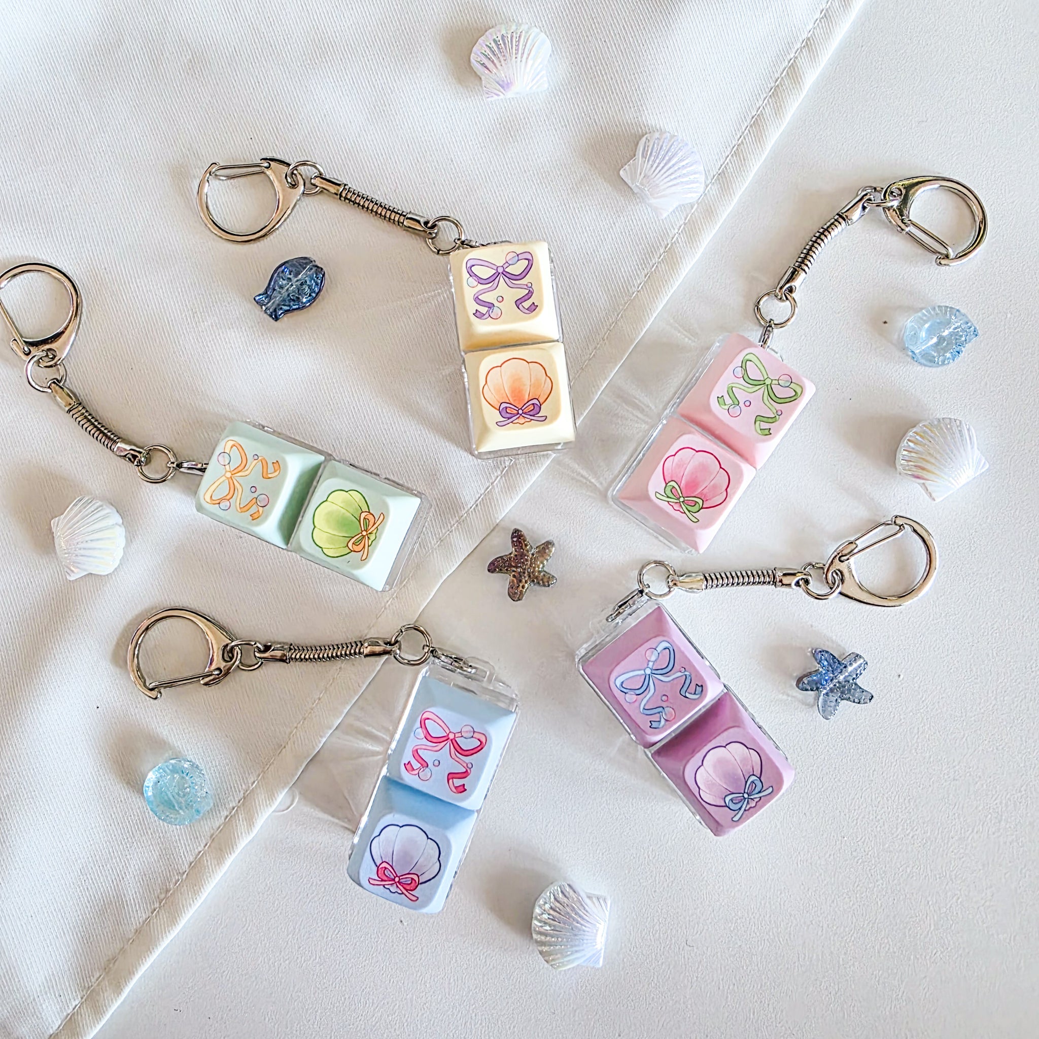 Shell Magical Girl Clicky Keycap Set – Zellie's Koi Pond