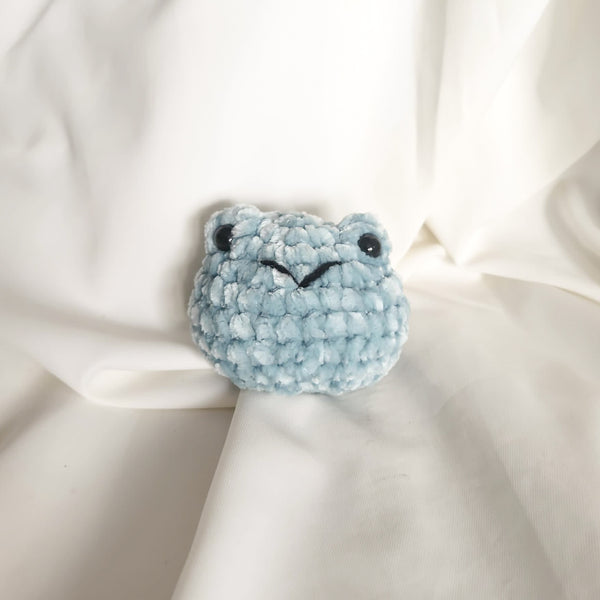 Mini Frog Crochet Charm