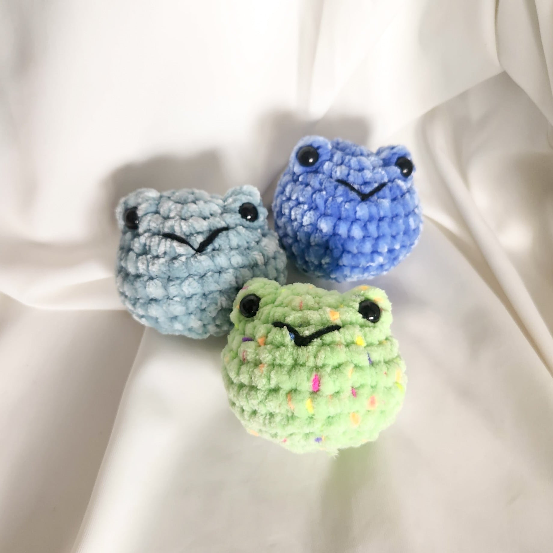 Mini Frog Crochet Charm