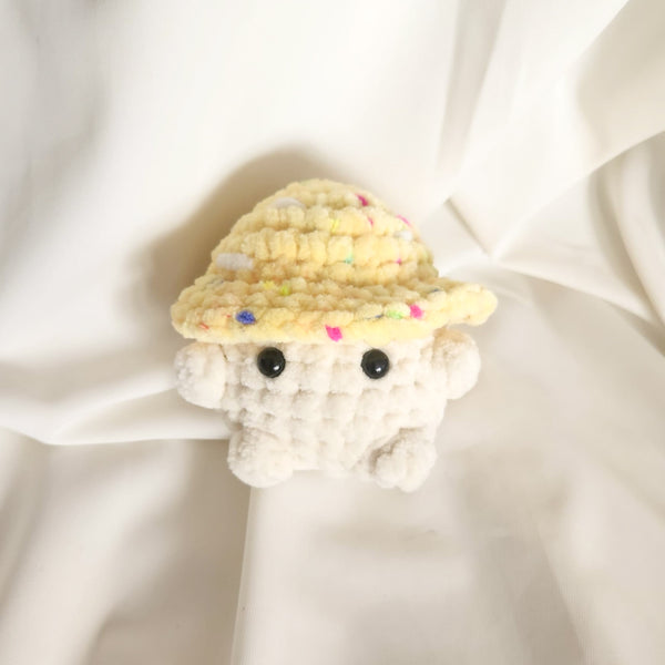 Mini Mushroom Crochet Charm