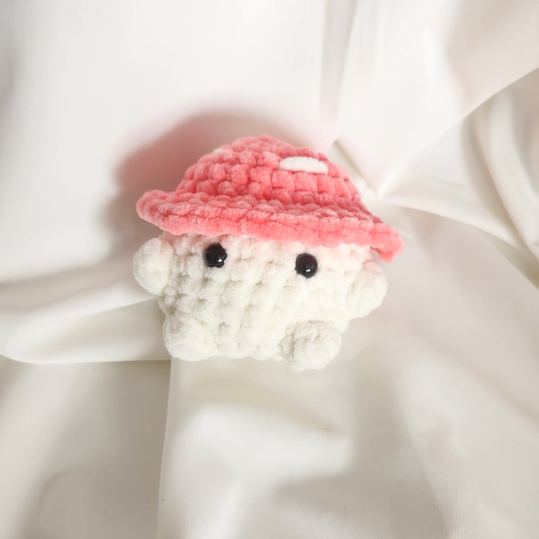 Mini Mushroom Crochet Charm