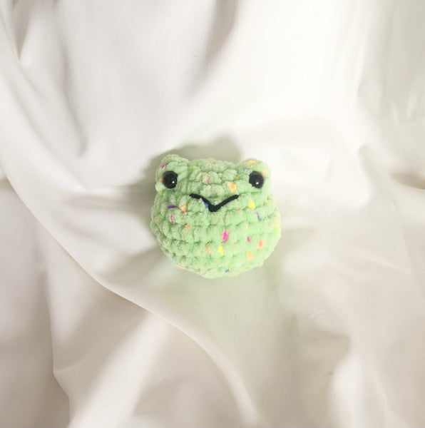 Mini Frog Crochet Charm