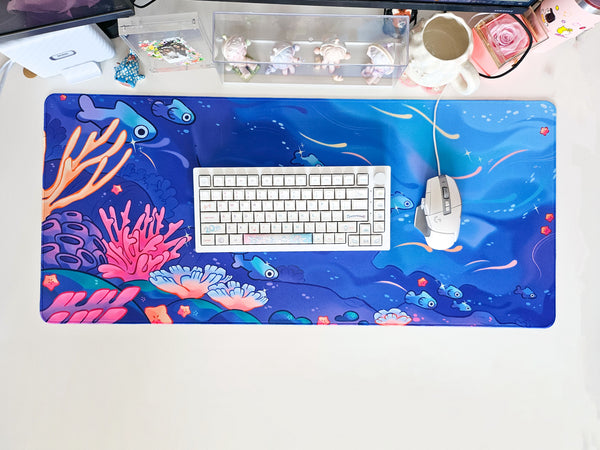 Coral Ocean Deskmat