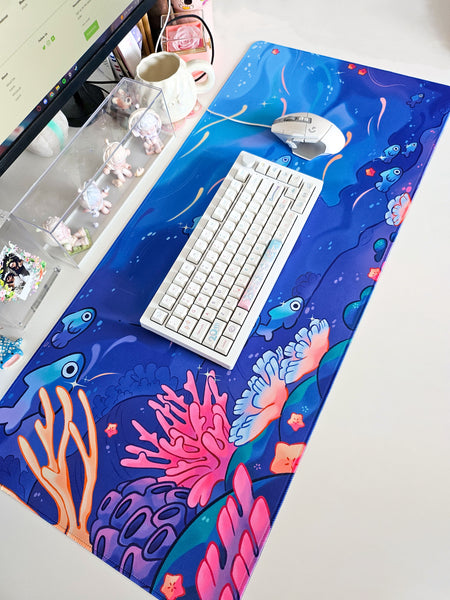 Coral Ocean Deskmat