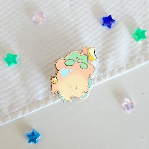 Dumbo Octopus Glitter Enamel Pin