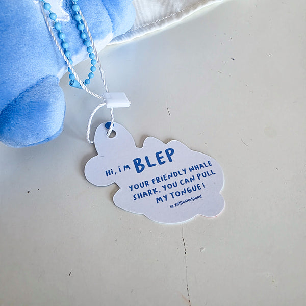 blep the whale shark keychain plush [PREORDER]