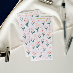 daisy sticker sheet