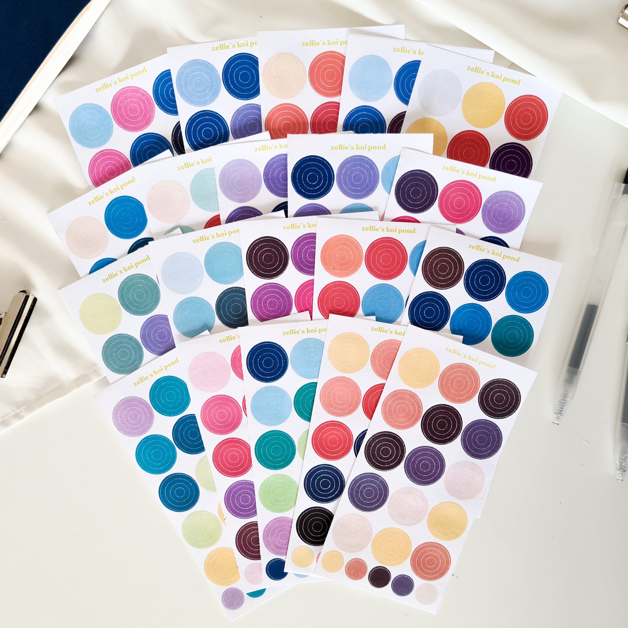 genshin inspired colour palette bundle