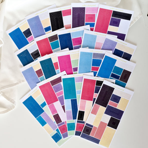 genshin inspired colour palette bundle